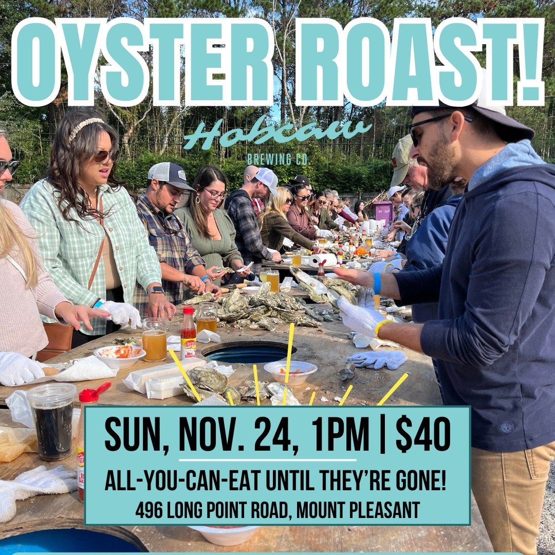 \ud83e\uddaa OYSTER ROAST @ HOBCAW BREWING! \ud83e\uddaa