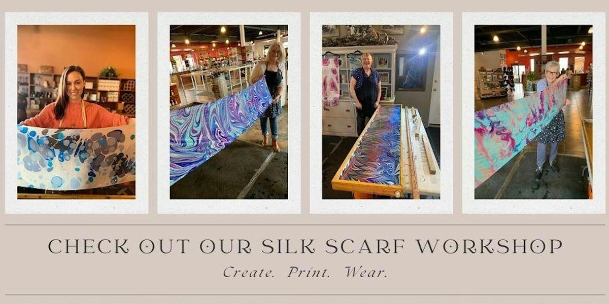 Create a Silk Scarf, SIP & DIP Workshop- Penticton