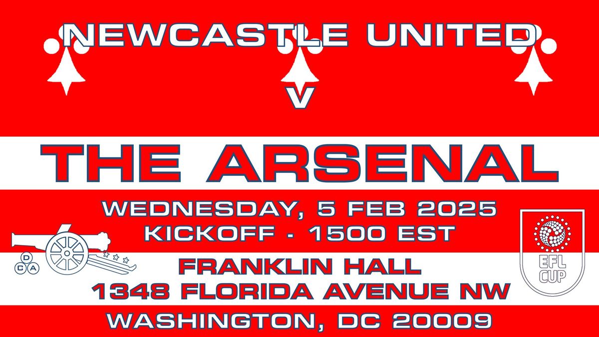 Newcastle United v The Arsenal [League Cup]