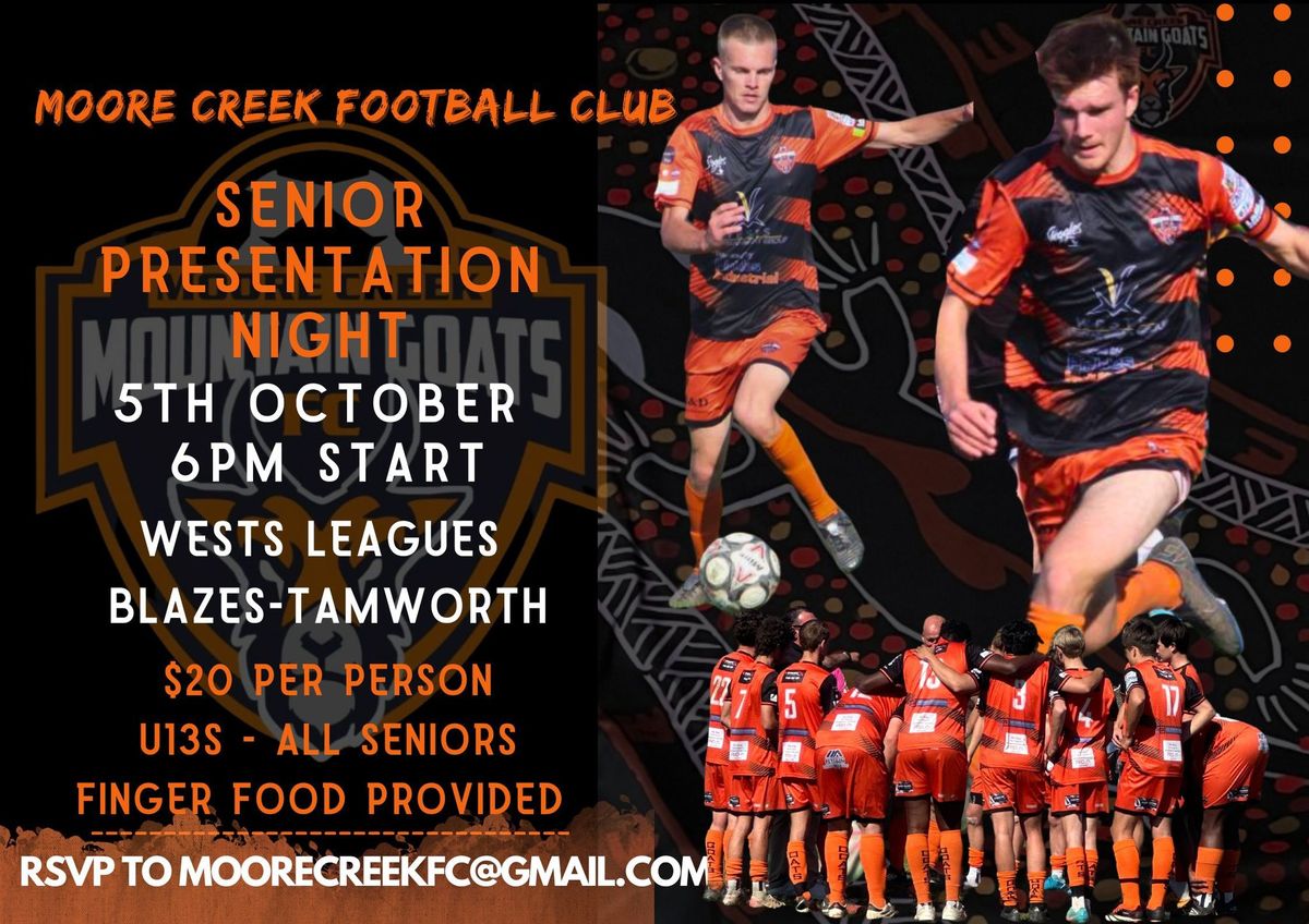 Moore Creek FC Presentation Night