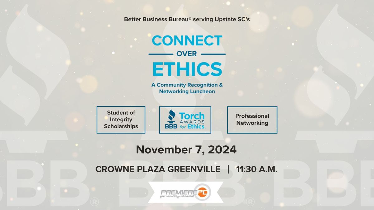 BBB's Connect over Ethics Community Recognition & Networking Luncheon