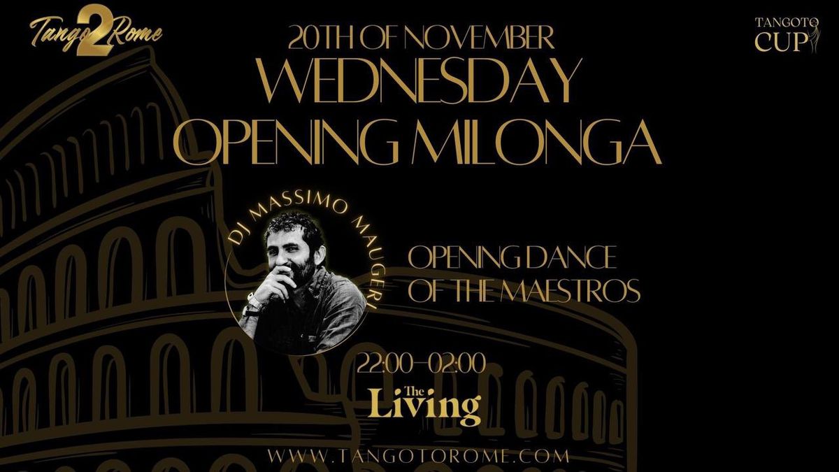 Tango to Rome - OPENING MILONGA