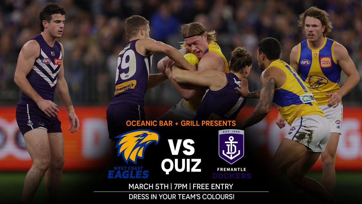 Eagles VS Dockers Quiz! - Free to play!