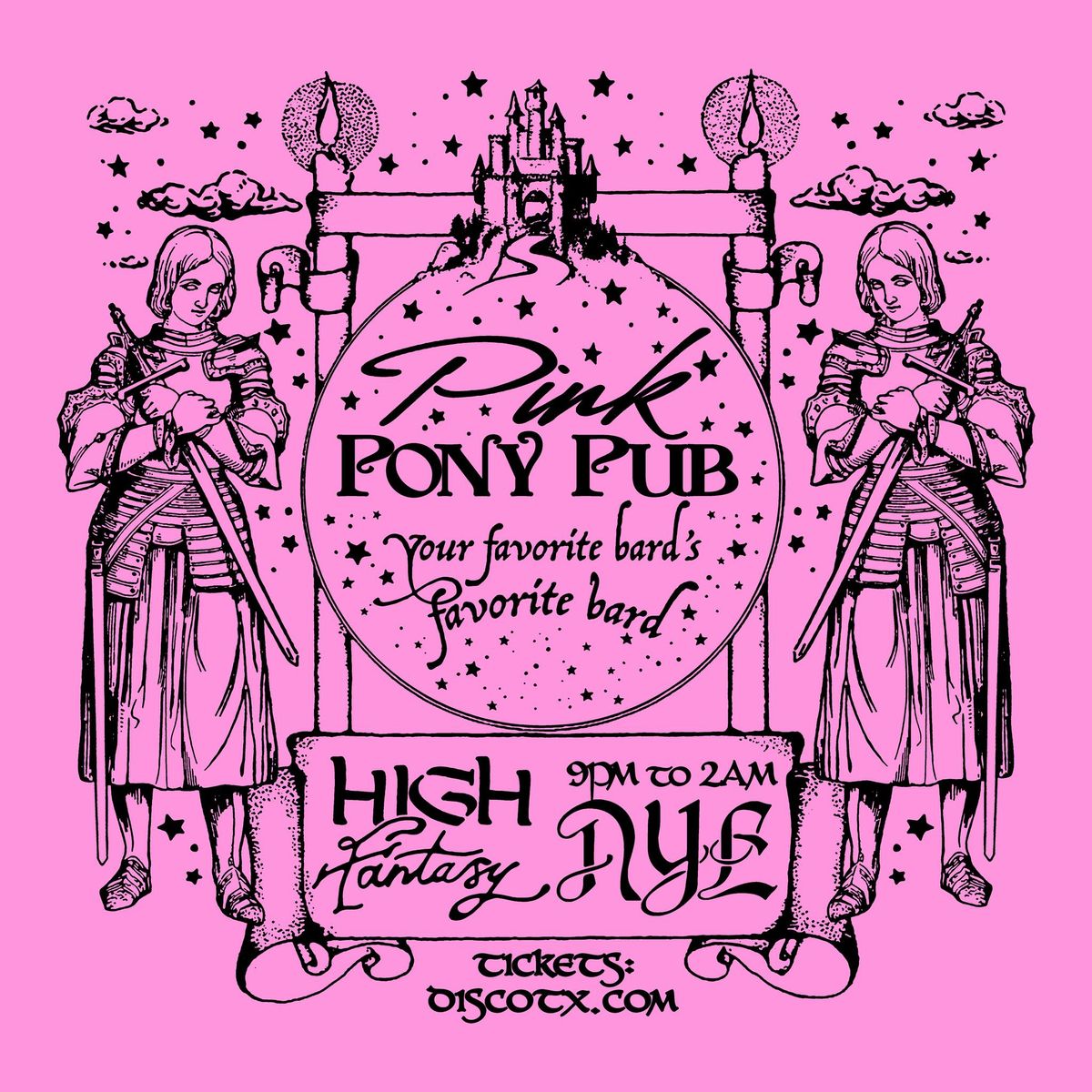 High Fantasy NYE: The Pink Pony Pub!