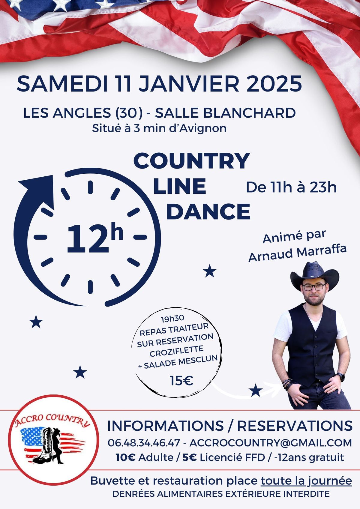 12H COUNTRY LINE DANCE