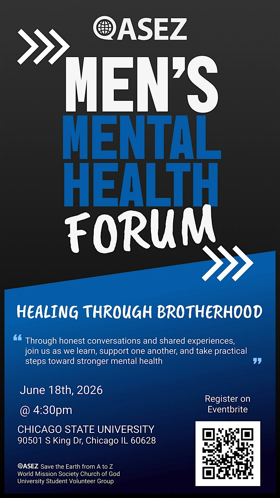 Men's Health Mental Forum: Healing through Brotherhood