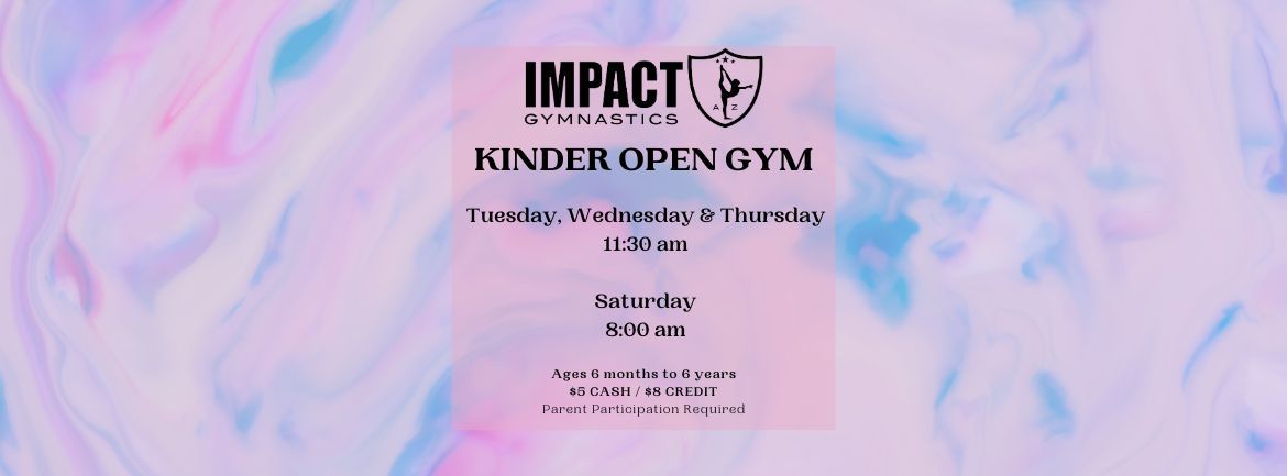 Kinder Open Gym - Wednesdays