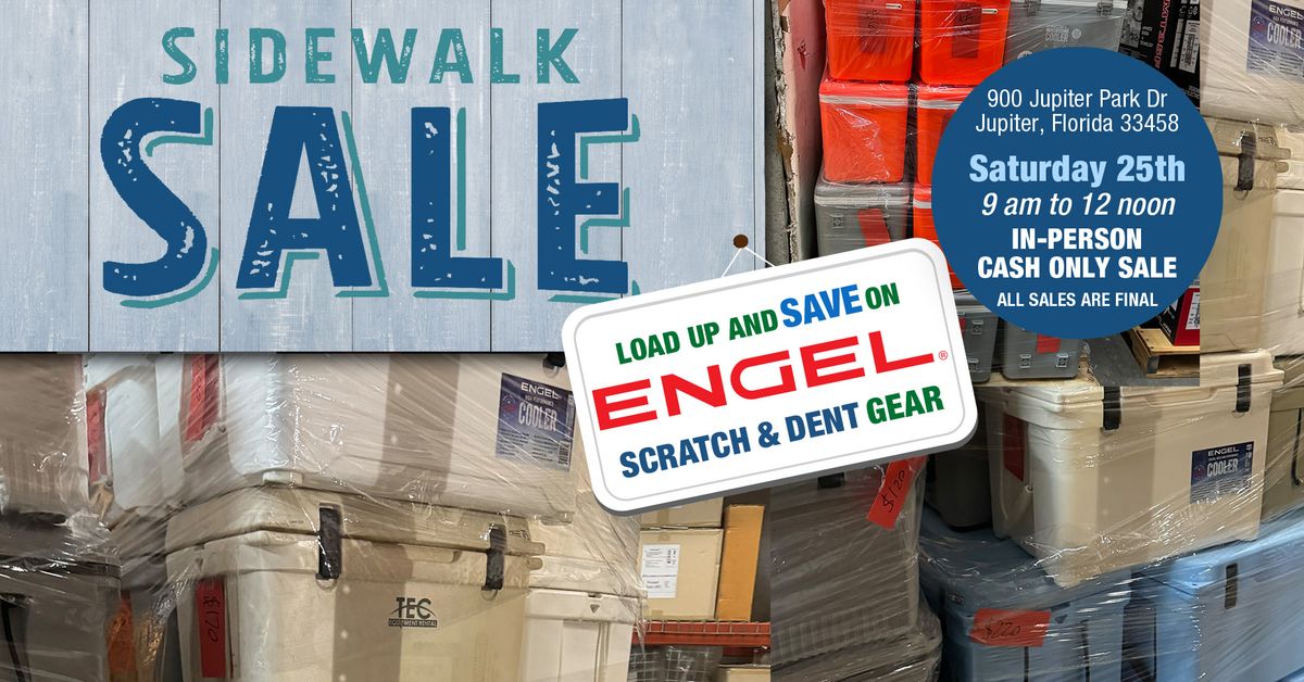 Engel Coolers Sidewalk Sale *Up to 60% off all coolers