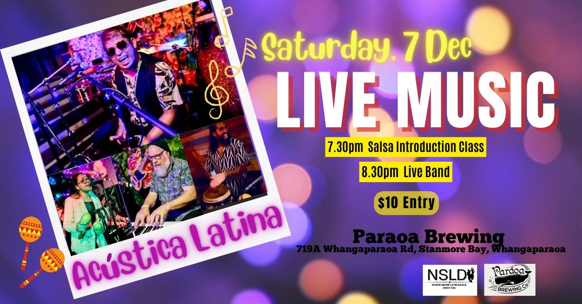 Live Latin Band @ Paraoa Brewing