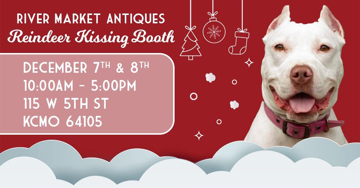 Reindeer Kissing Booth at River Market Antiques