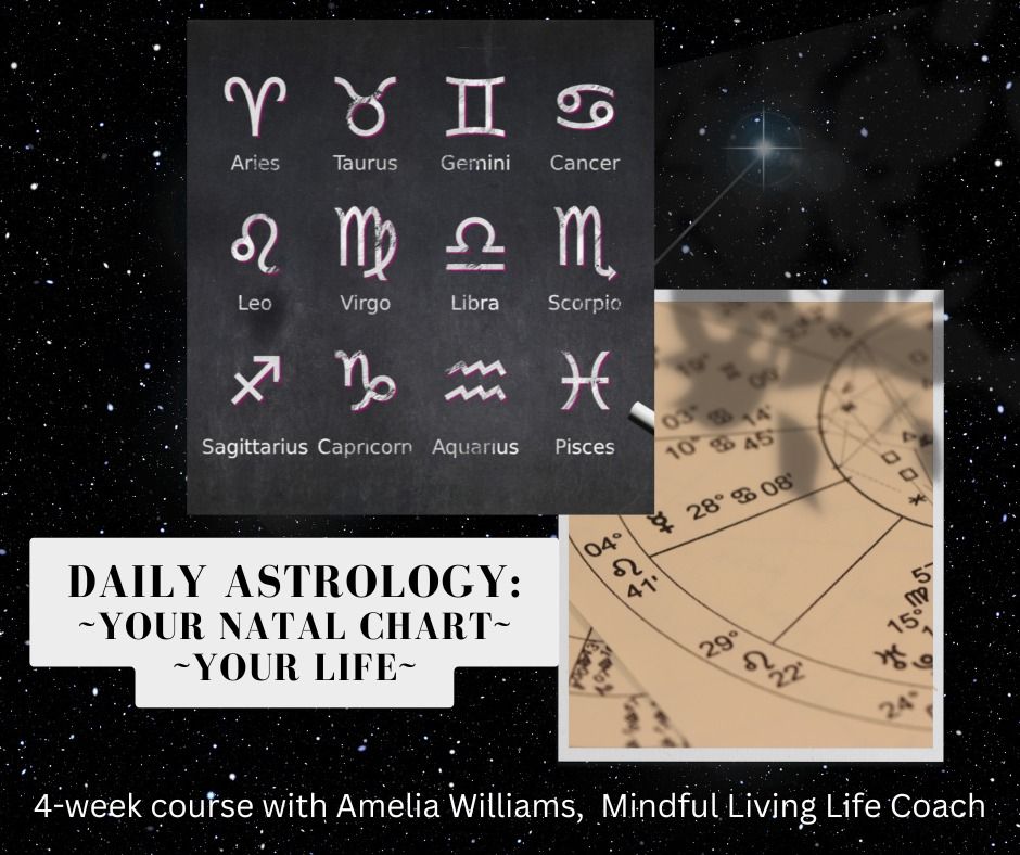 Daily Astrology: Your Natal Chart~ Your Life~ 4-week course