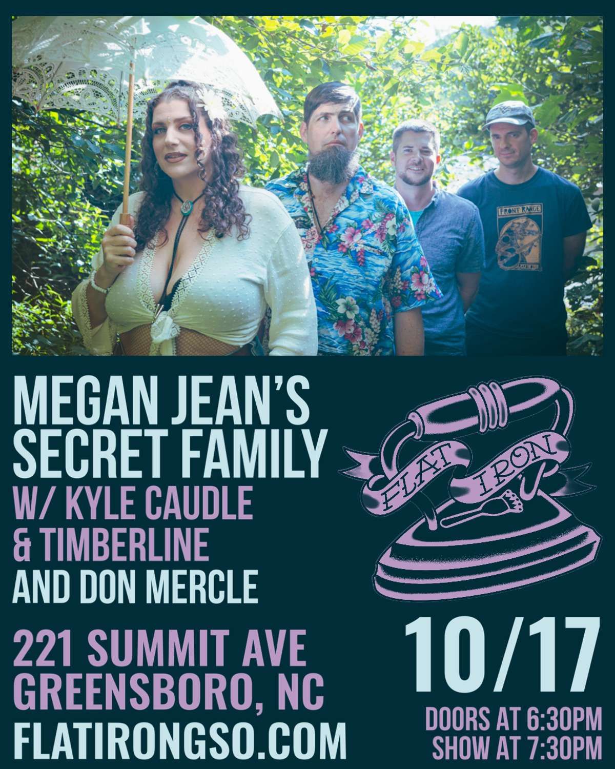 Megan Jean's Secret Family w\/ Kyle Caudle & Timberline + Don Merckle