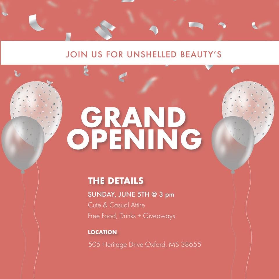Unshelled Beauty Grand Opening