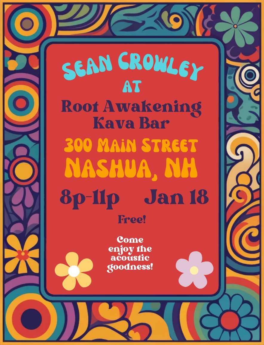 Sean Crowley at Root Awakening Kava Bar