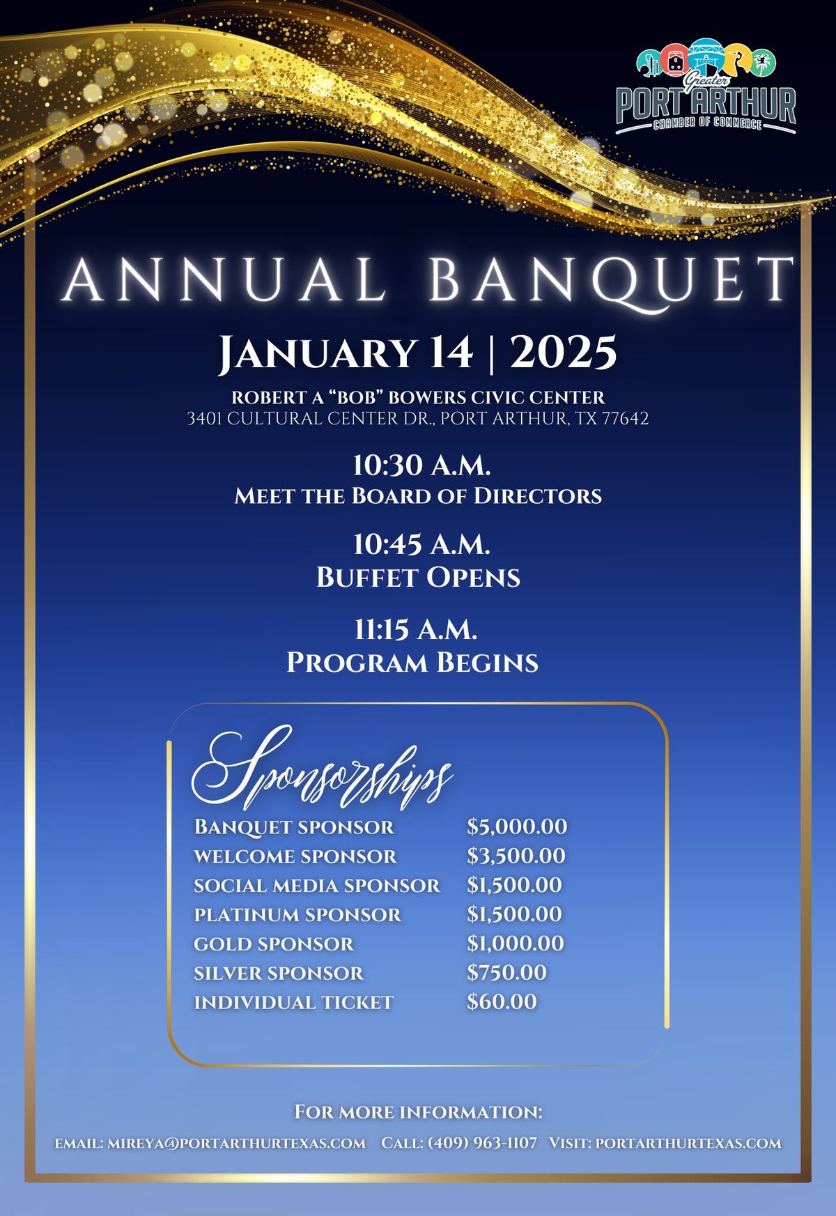 Save the Date: Annual Banquet 2025