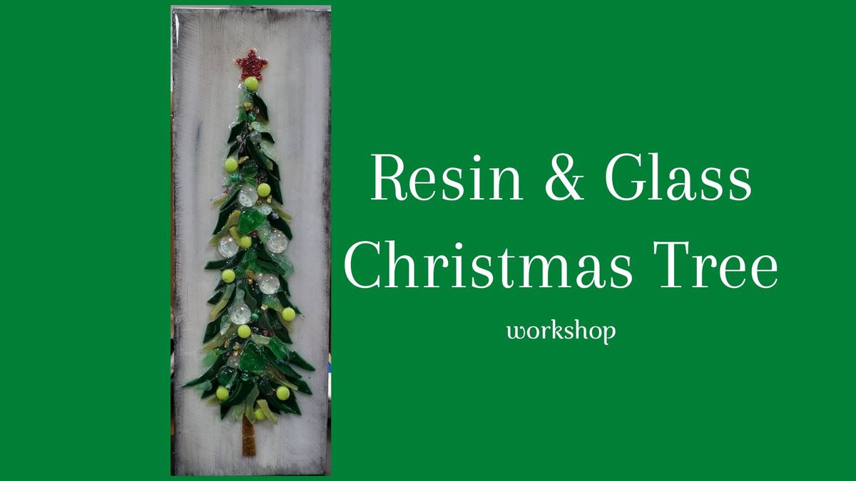 Resin & Gems Christmas Tree Workshop at Artsy Fartsy