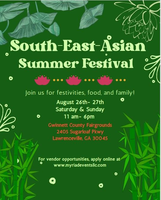 South-East-Asian (SEA) Summer Festival