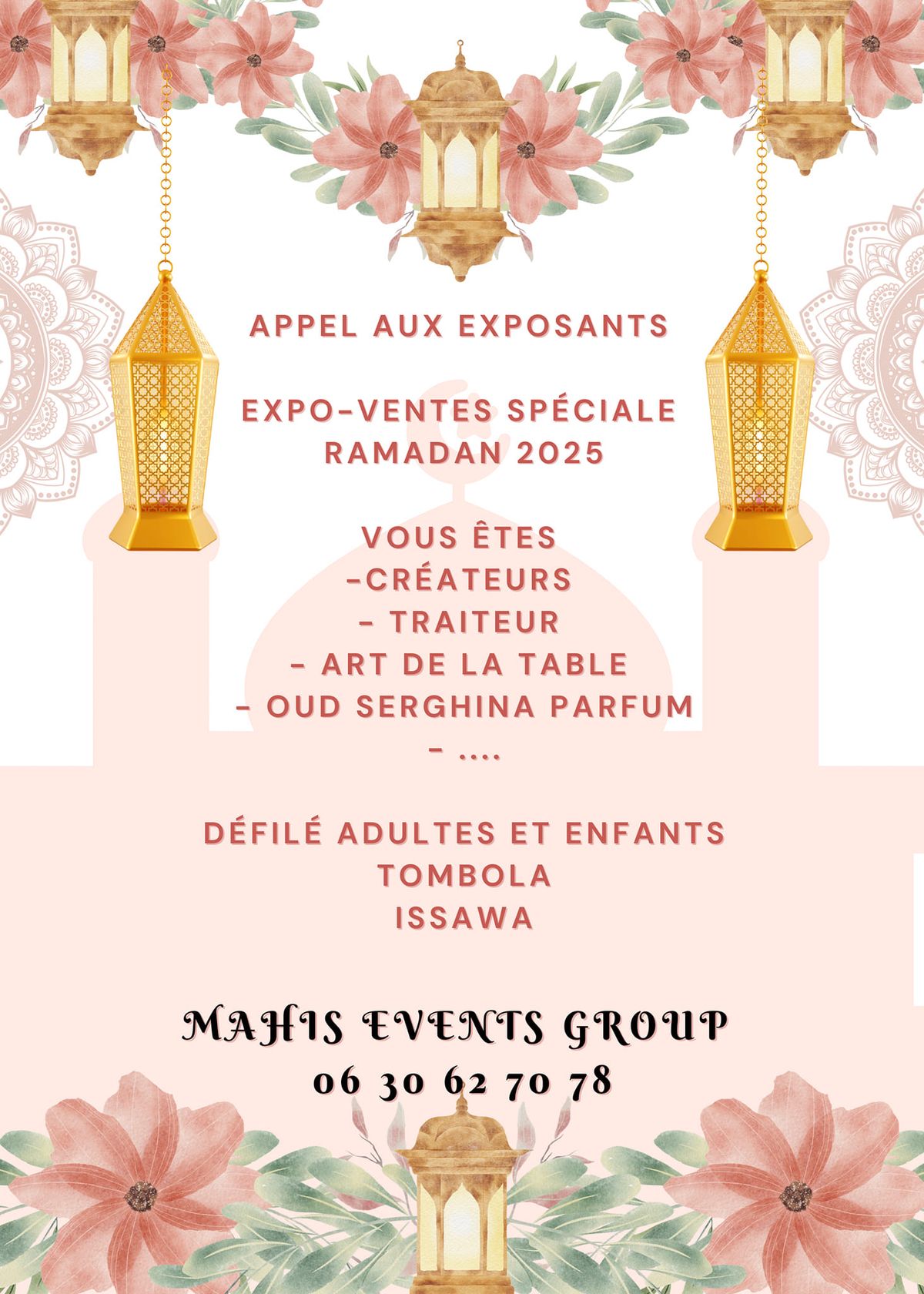 Expo-Vente sp\u00e9ciale Ramadan