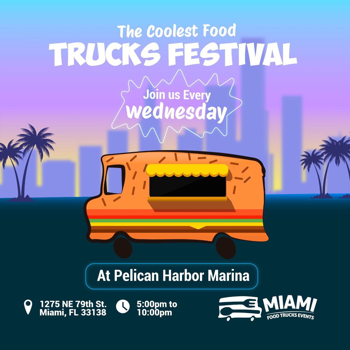 Food Trucks Wednesdays Pelican Harbor Marina