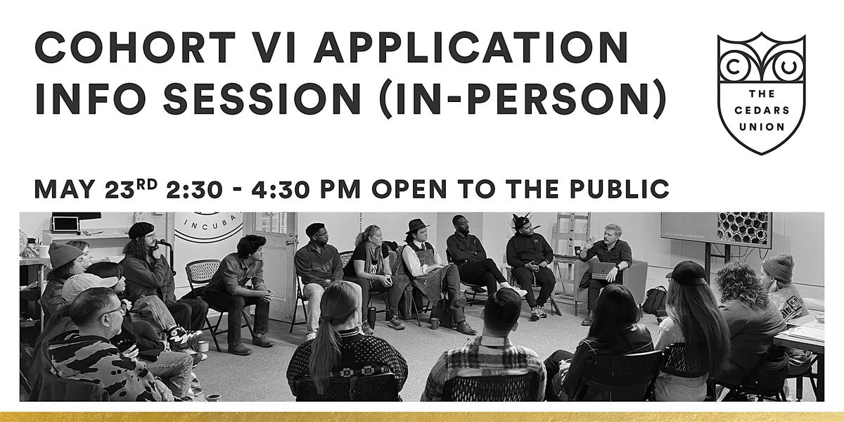 Cohort VI App Info Session (In-Person)