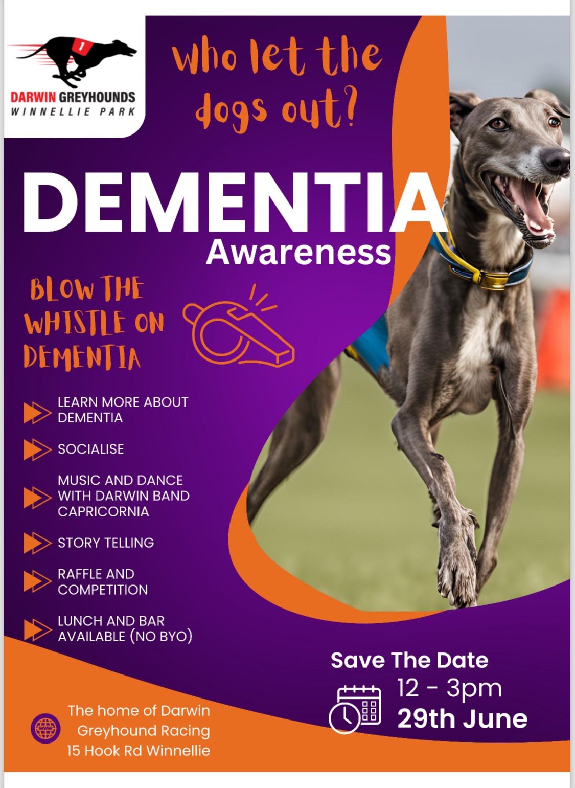 Blowing the Whistle on Dementia Awareness 