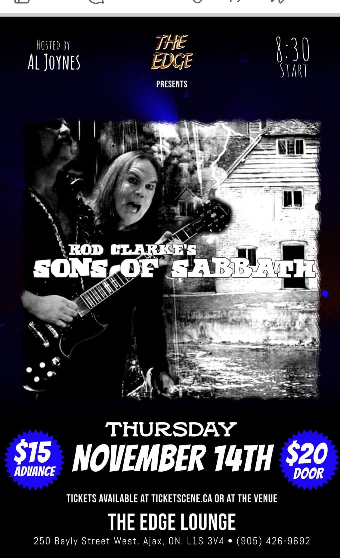 Sons of Sabbath Live at Last Hosted by Al Joynes