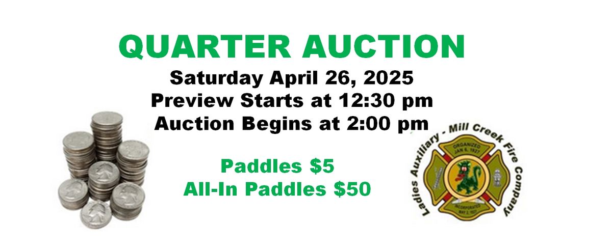 Annual Quarter Auction