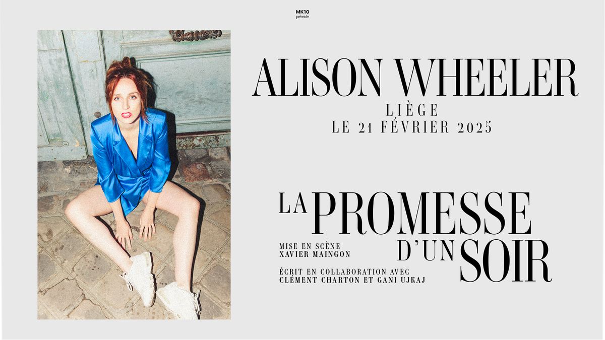 ALISON WHEELER, LA PROMESSE D'UN SOIR