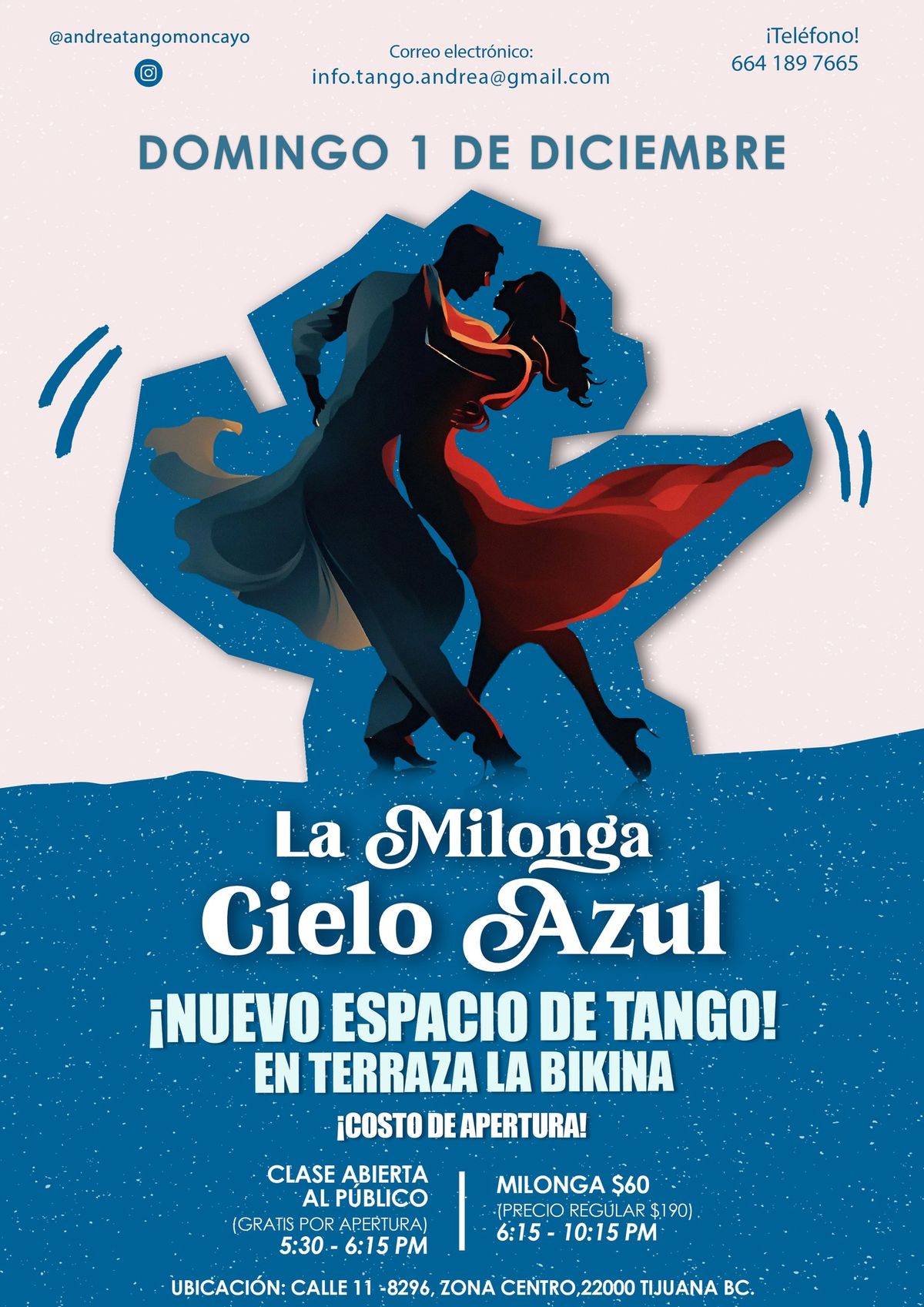 Milonga Cielo Azul en Tijuana- \u2728GRAND OPENING\u2728