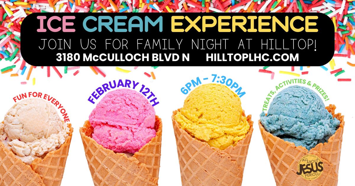 Family Night: Ice Cream Experience