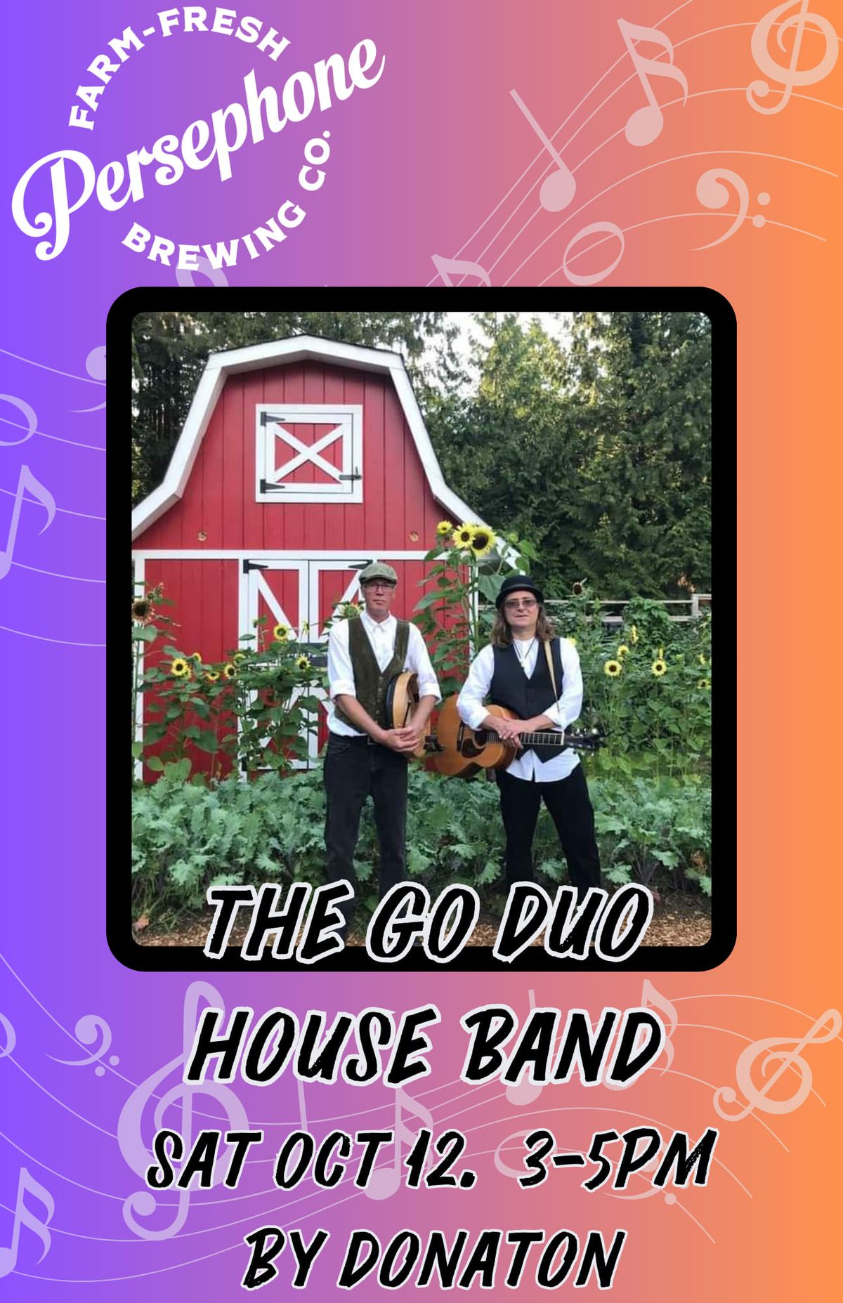 The GO Duo house band 