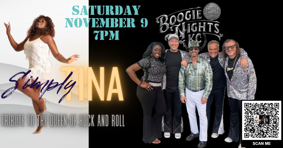 Aztec Shawnee Theater presents Simply TINA & Boogie Nights KC  An evening of Tina Turner and DISCO