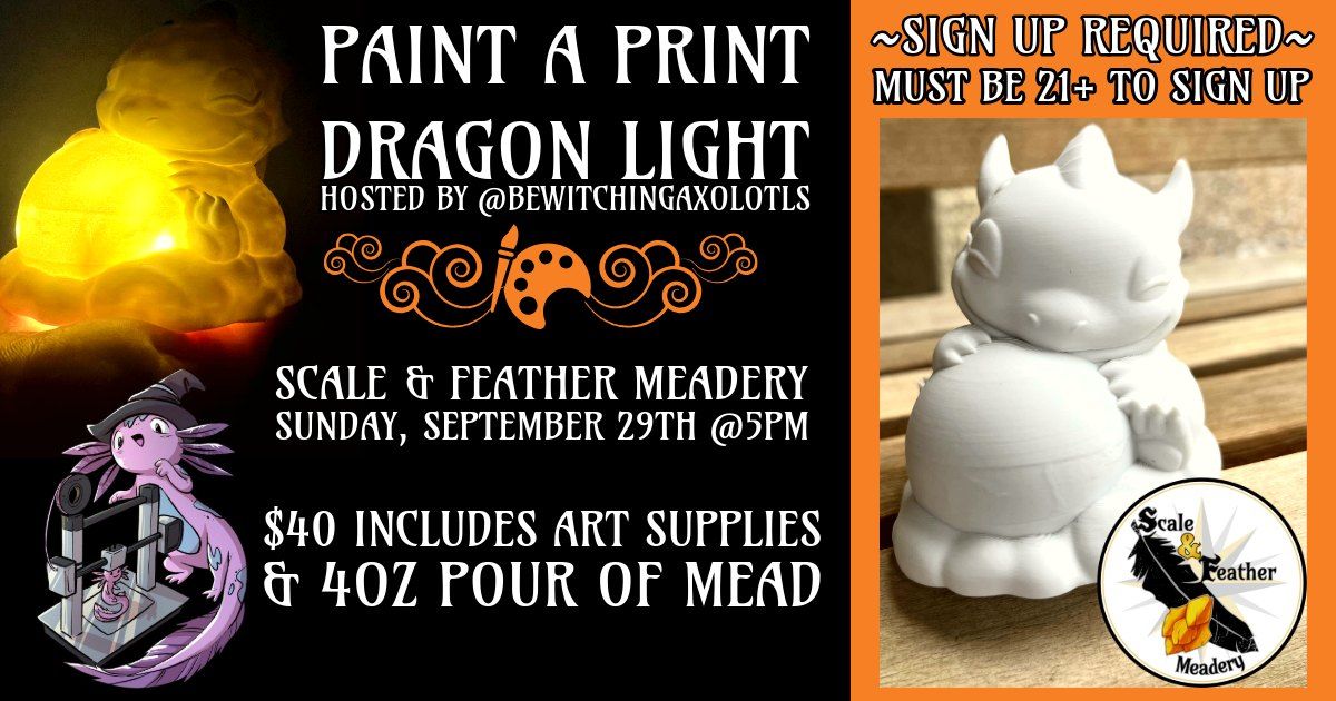 Paint a Print at Scale & Feather Meadery