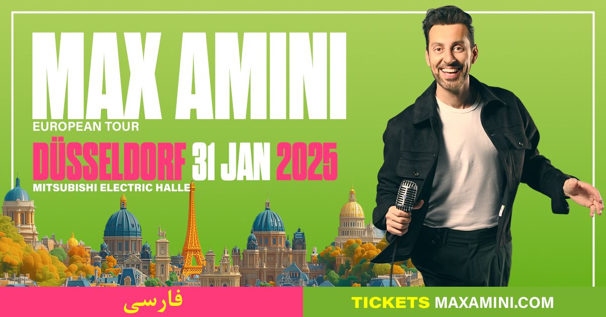 Max Amini live in D\u00fcsseldorf (in Farsi)