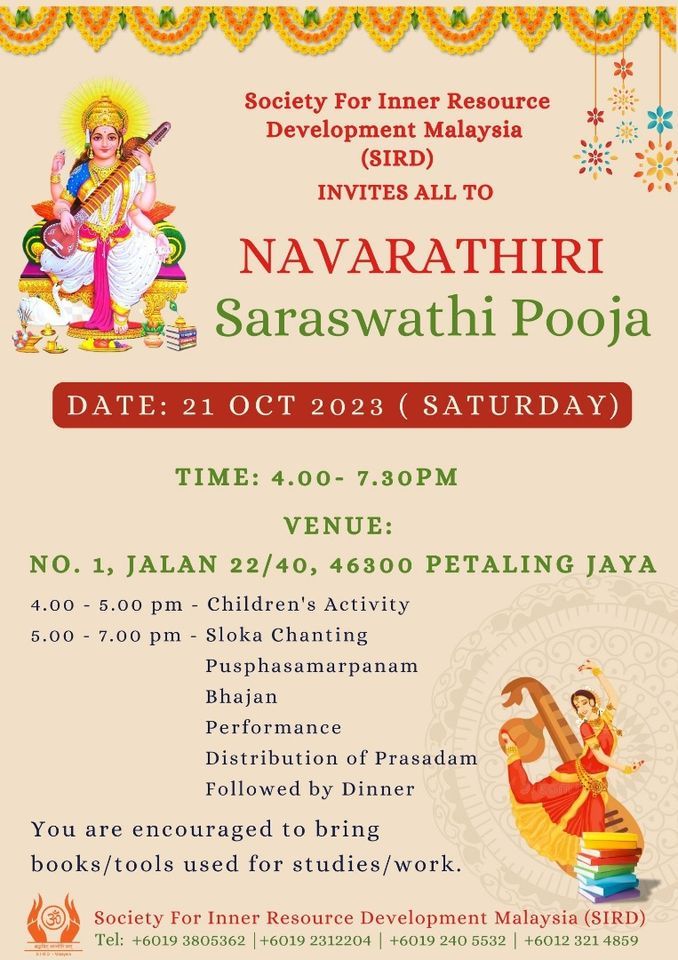 Navarathiri Saraswathi Pooja