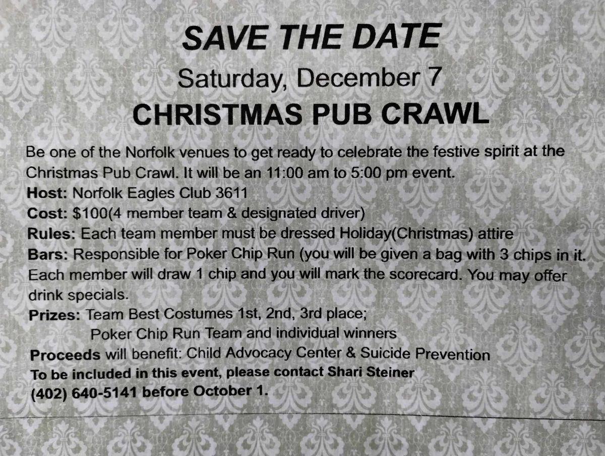 \ud83c\udf84Christmas Pub Crawl\ud83c\udf84