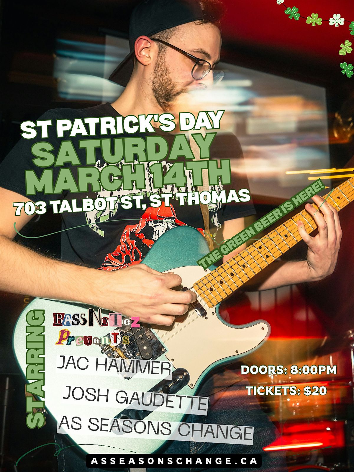 AS SEASONS CHANGE, JOSH GAUDETTE, & JAC HAMMER GO ST PATRICKS ...