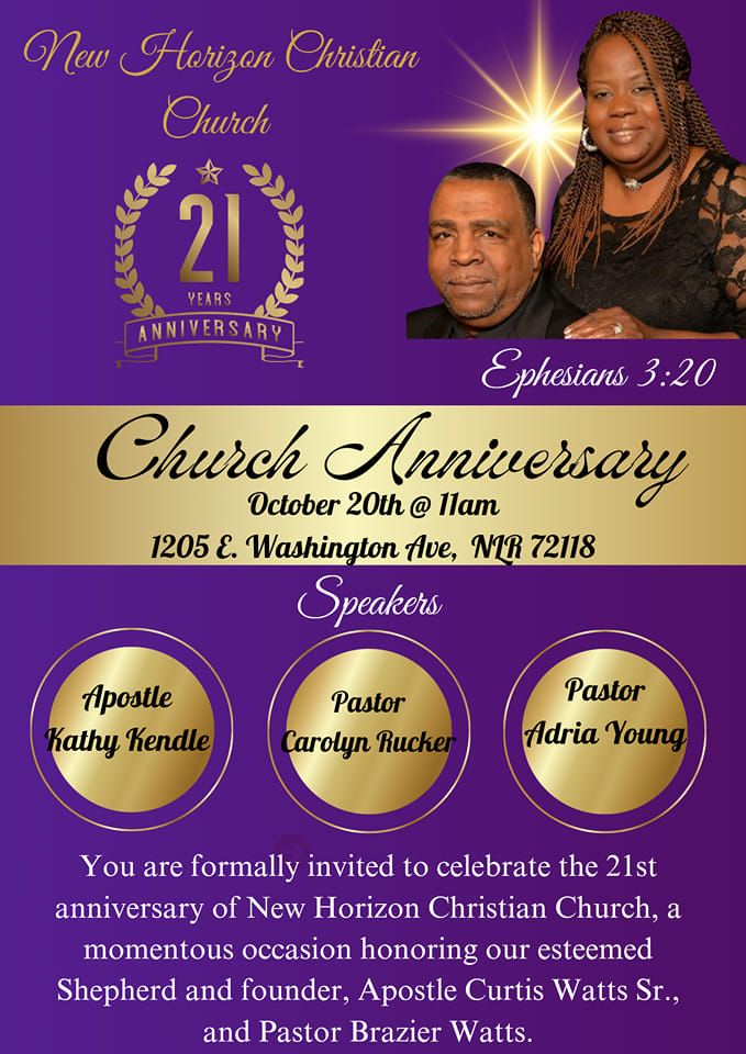 21st Church Anniversary