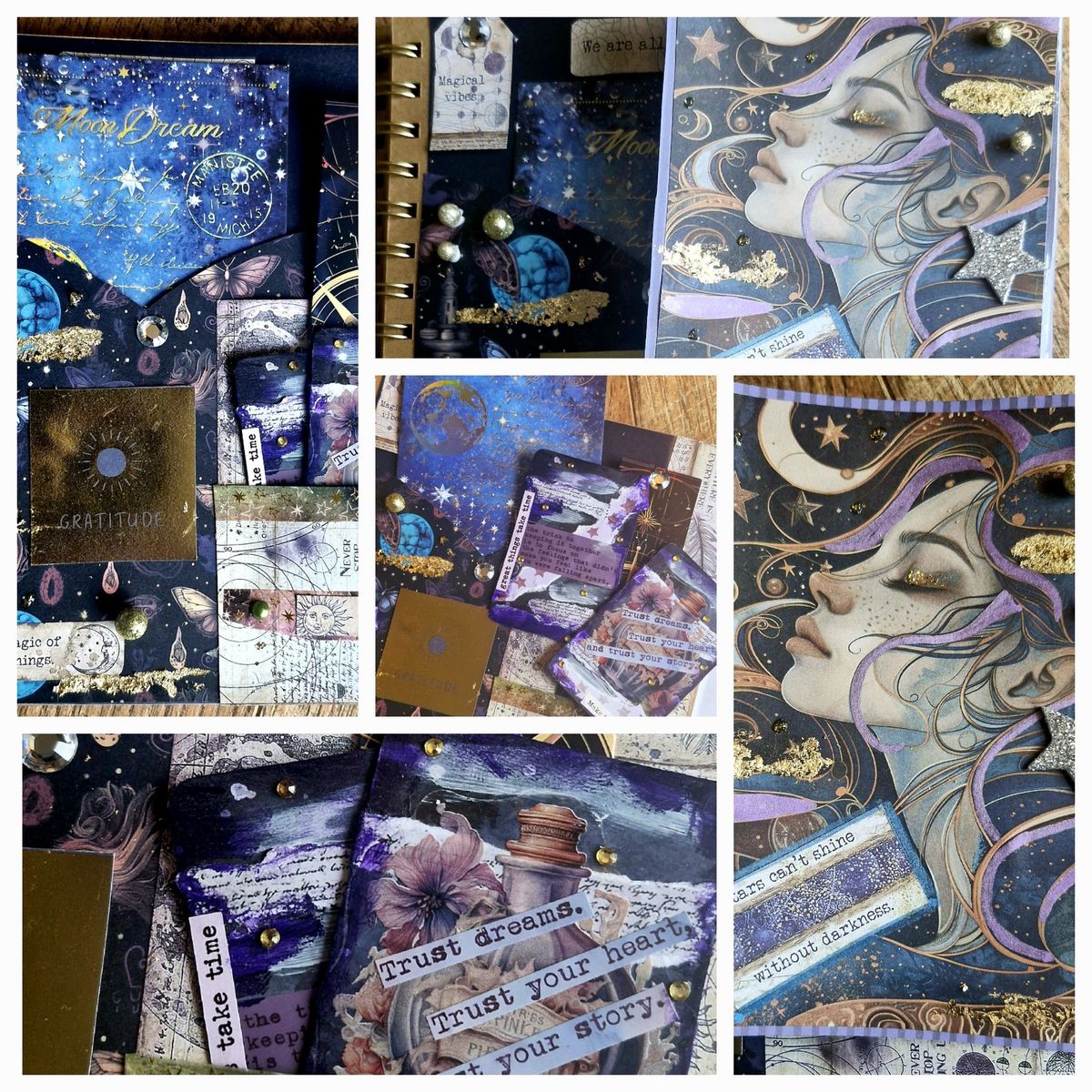 Art Journaling - Tell It To The Universe. 