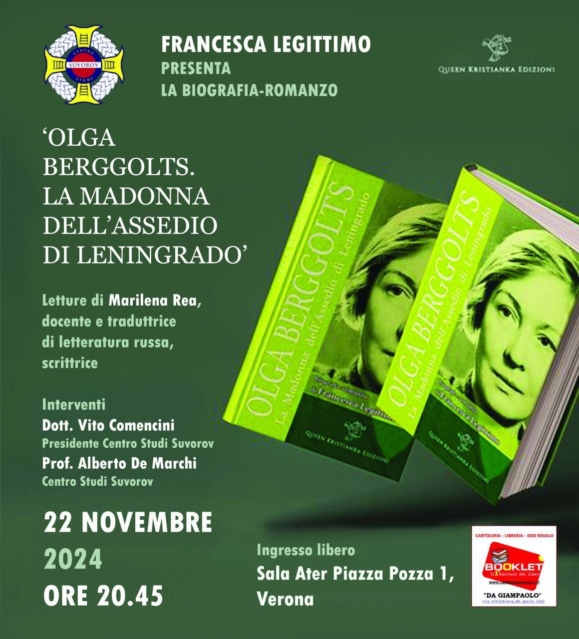 Presentazione di "Olga Berggolts. La Madonna dell'assedio di Leningrado"