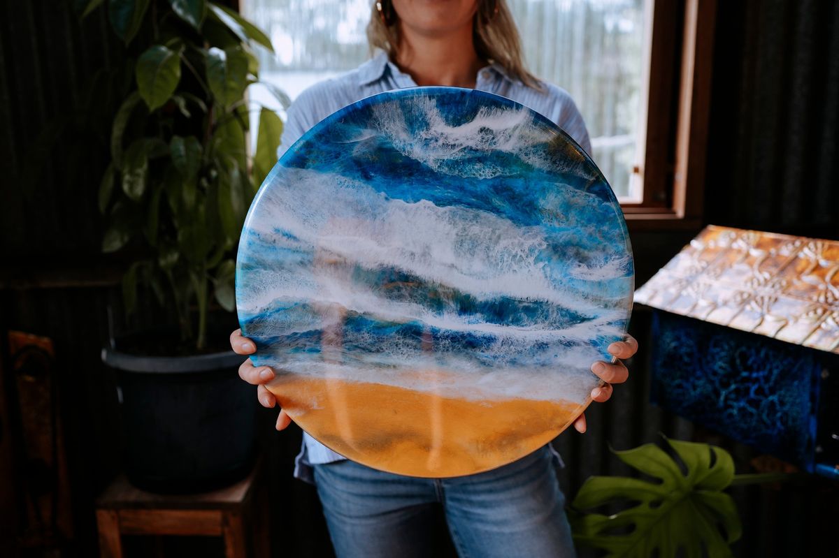 Resin Workshop - Ocean Lazy Susan