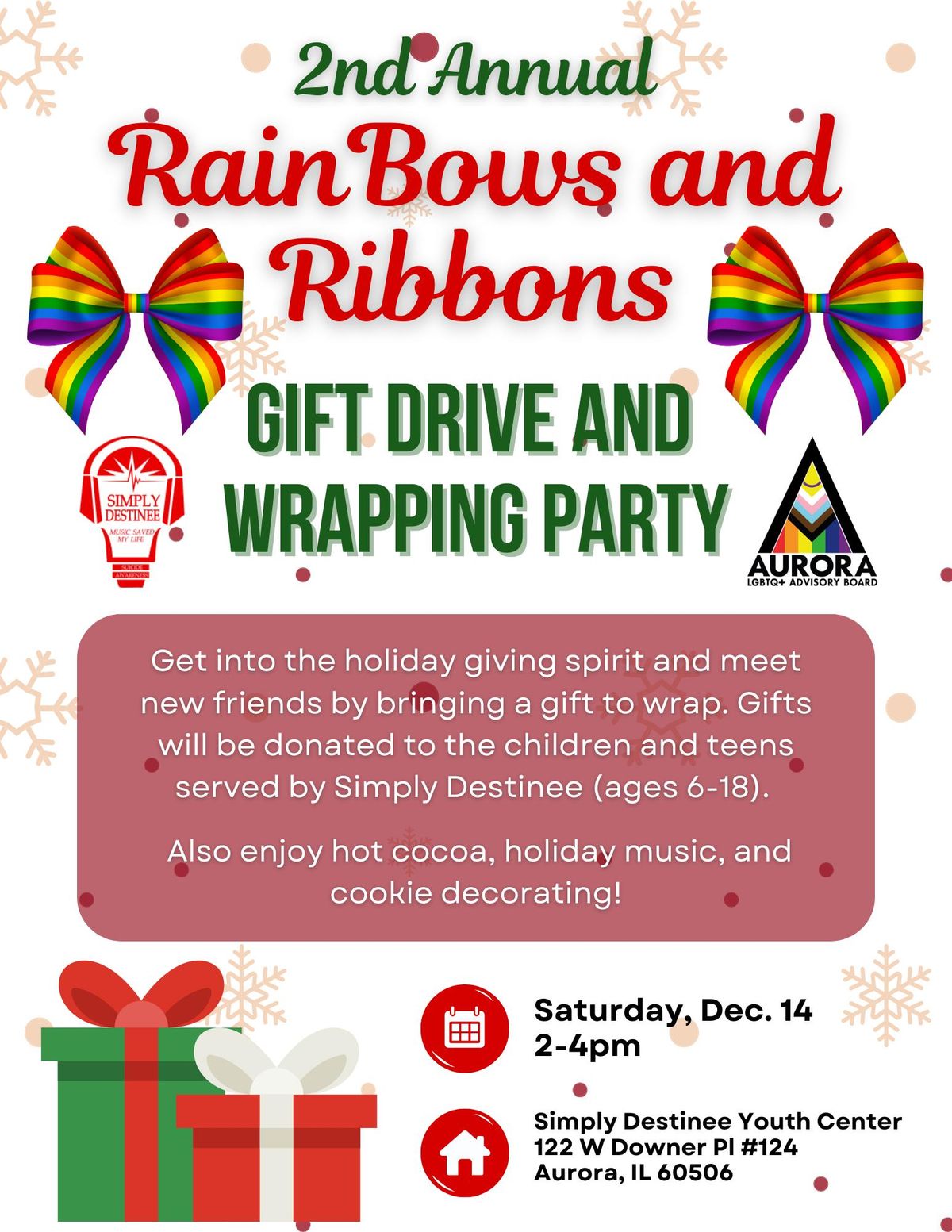 RainBows and Ribbons Gift Drive and Wrapping Party