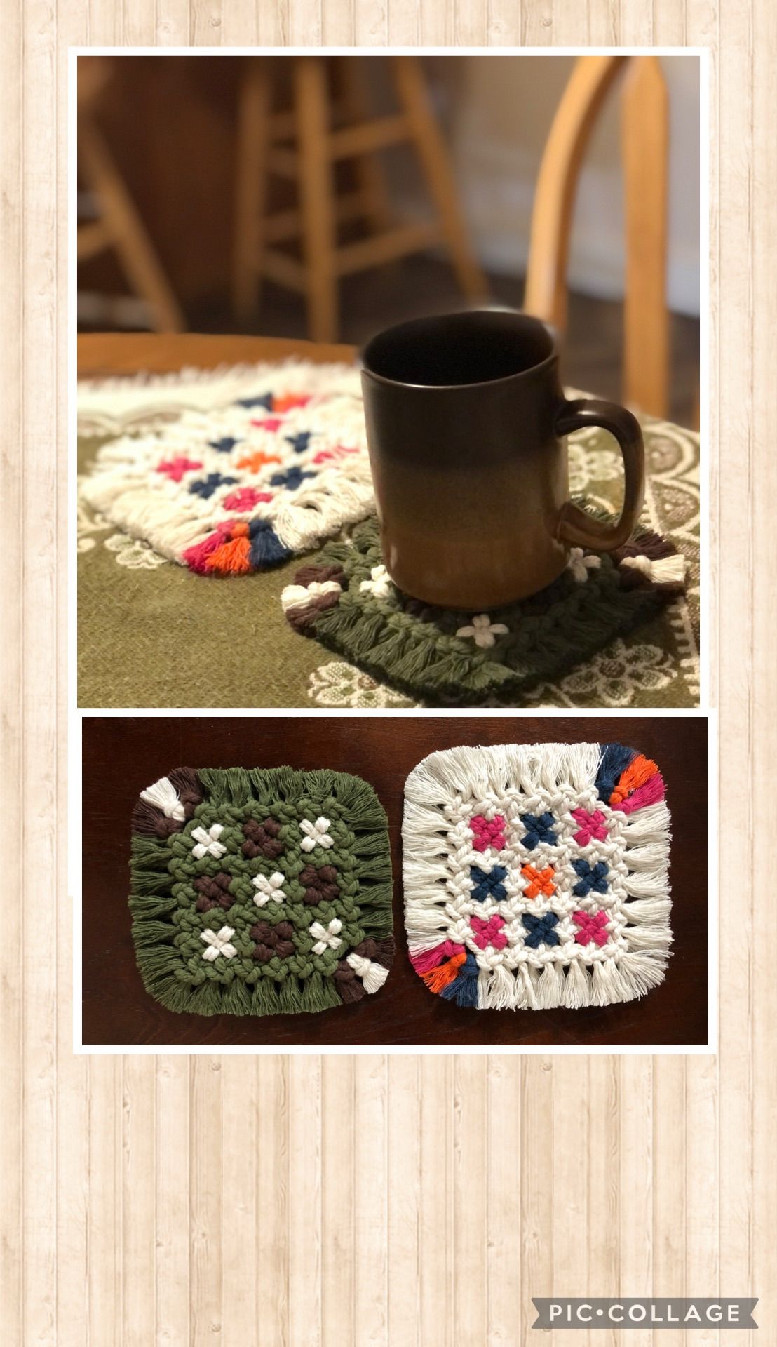 Macrame Class - Making Coasters 