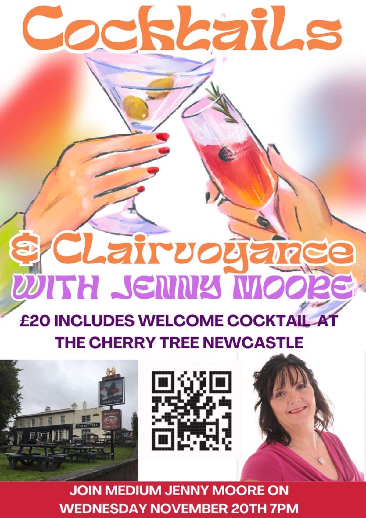 Cocktails & Clairvoyance at the Cherry Tree with Jenny Moore