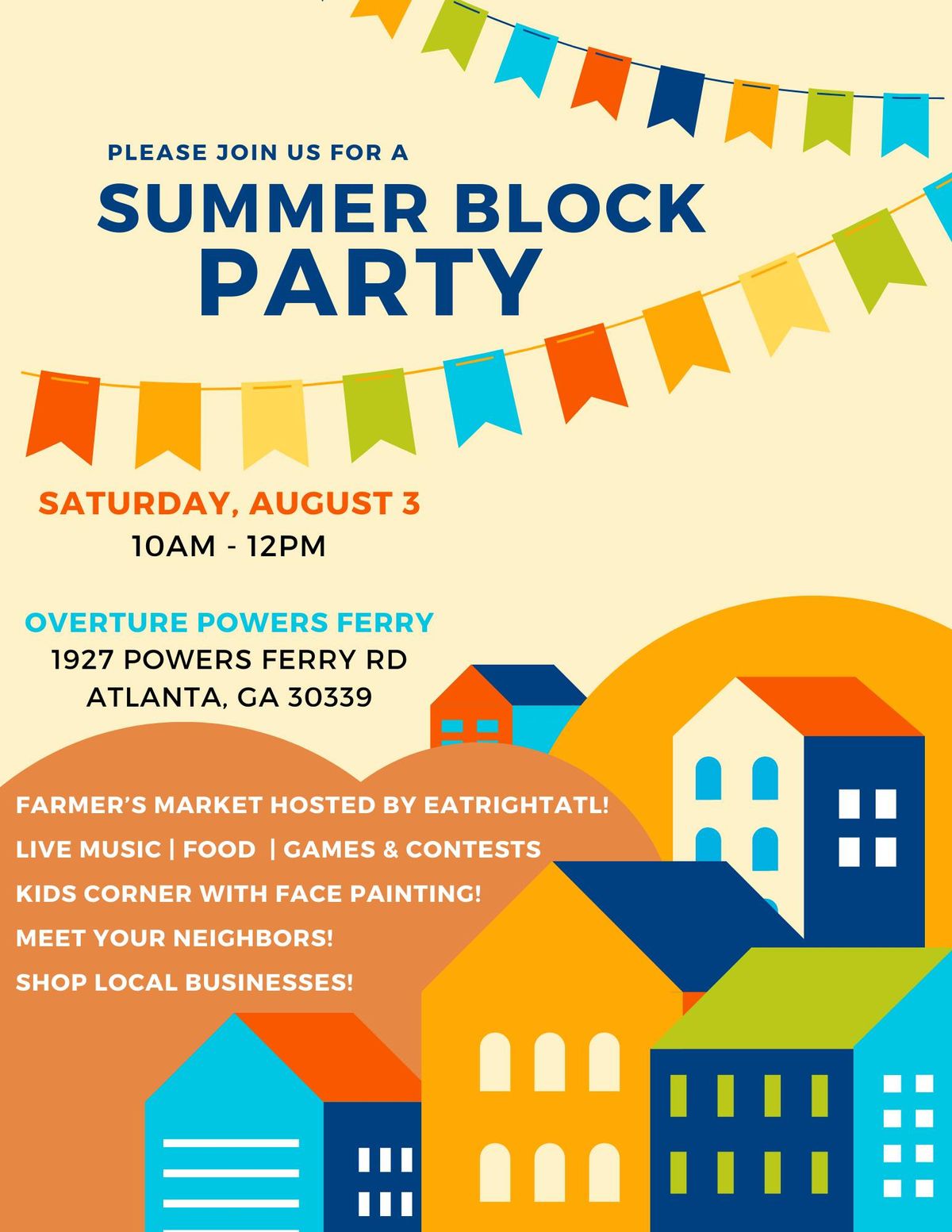 ? Join Us for Our Summer Block Party! ?