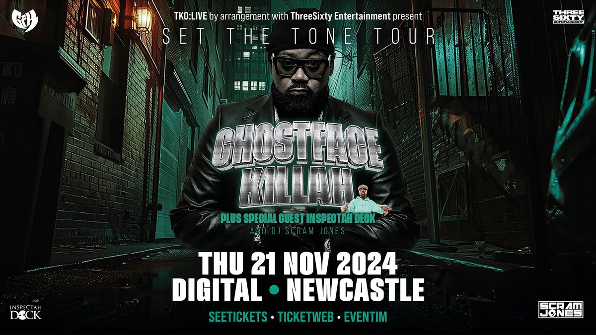 Ghostface Killah & special guest Inspectah Deck - Digital Newcastle