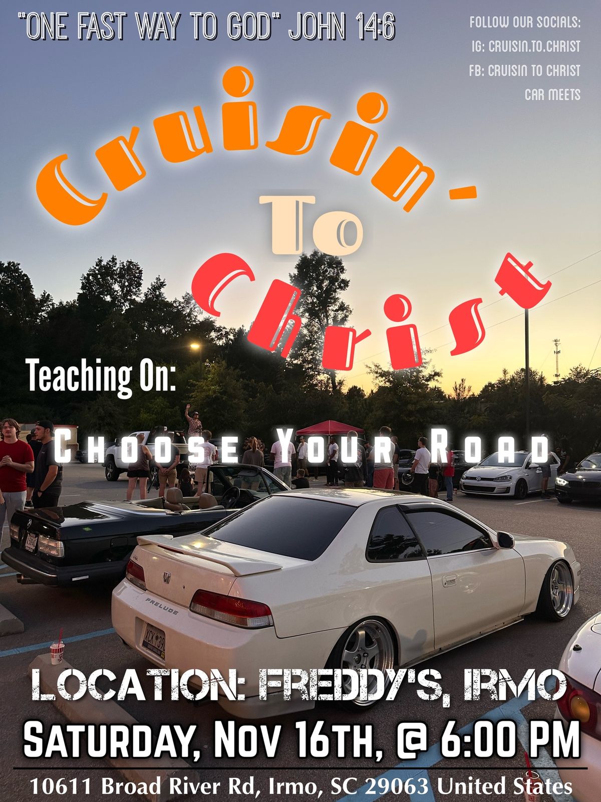 Cruisin\u2019 To Christ November Car Meet