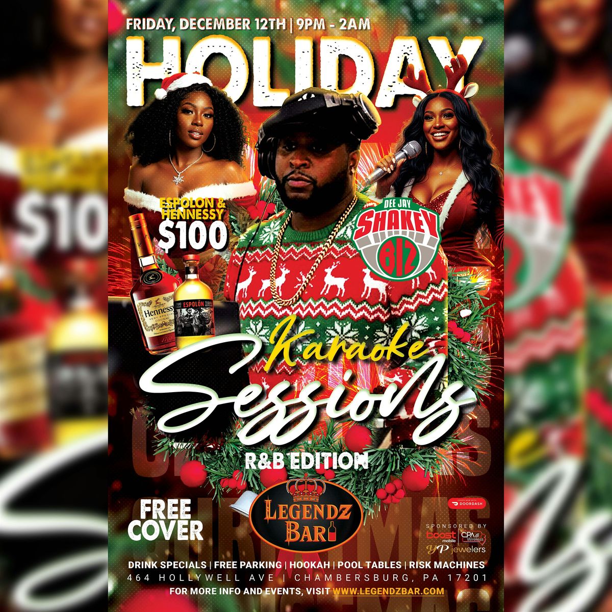 Holiday Karaoke with Dee Jay Shakey Biz