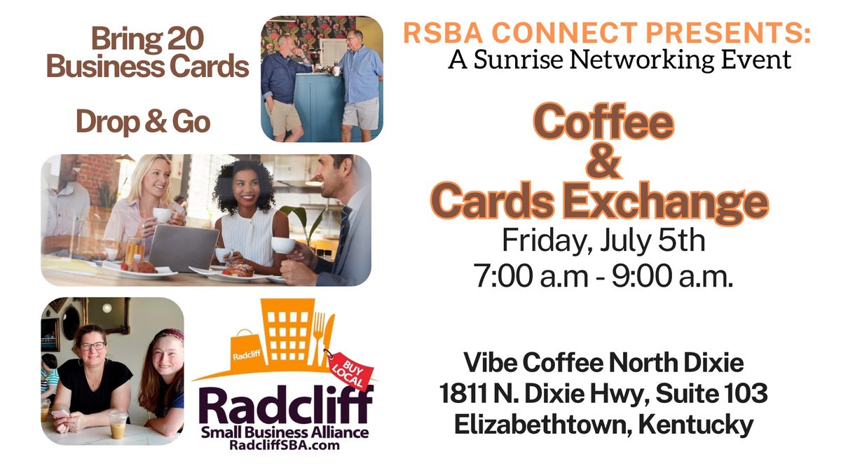 Coffee and Cards Exchange Networking Event