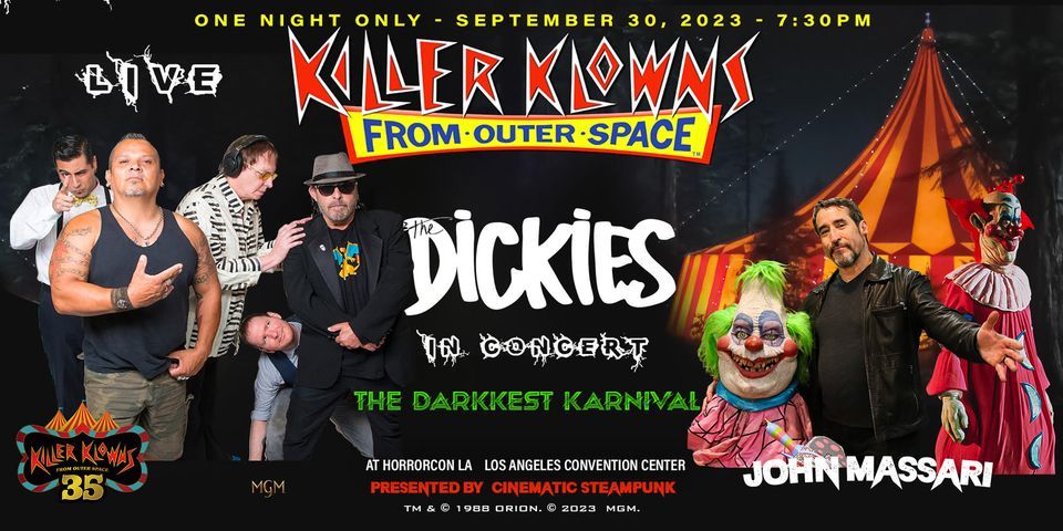 The Darkkest Karnival! A KKFOS Musical Celebration w\/ The Dickies & John Massari  